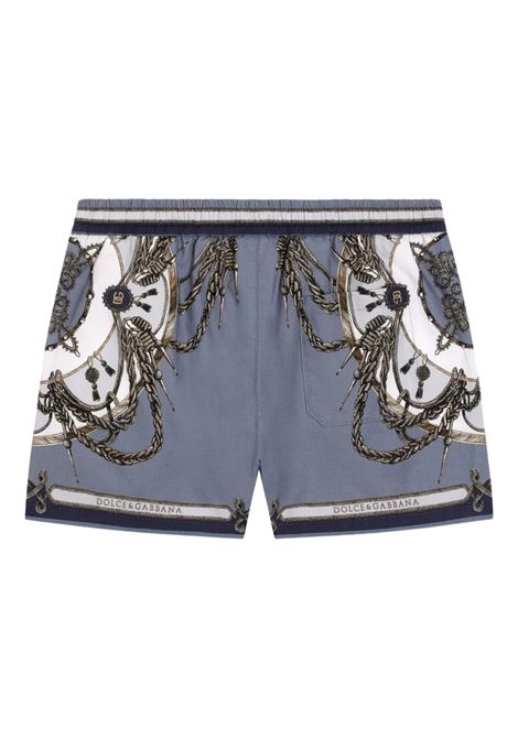 Bermuda con stampa DOLCE & GABBANA KIDS | L14Q07 FI5NQHT5XB